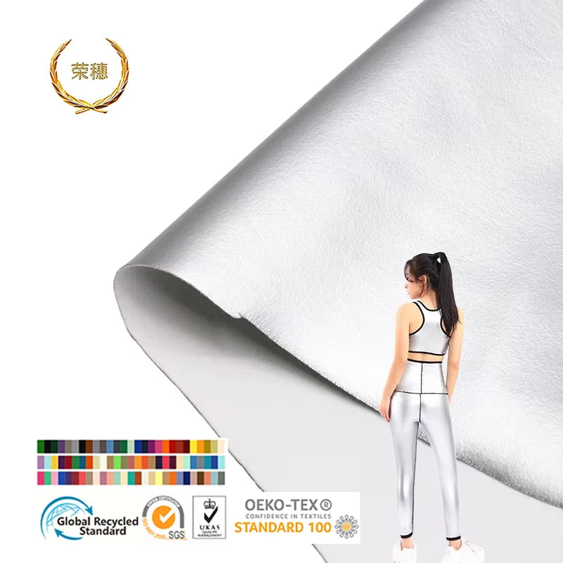 Customized Moisture-Absorbent Breathable High Stretch Microfiber Polyester Spandex Gym Yoga Wear Sports Fitness Fabric