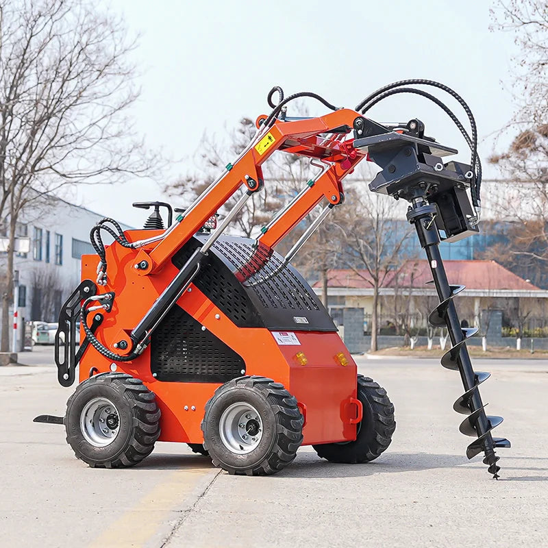 New Arrival 4 in 1 Bucket Mini Skid Steer Loader Tracked With Cheap Price