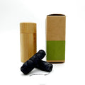 YHT DC-01 Natural Eco Friendly Biodegradable Black Oral Care 30M Mint Refillable Bamboo Charcoal Dental Floss Bamboo Container