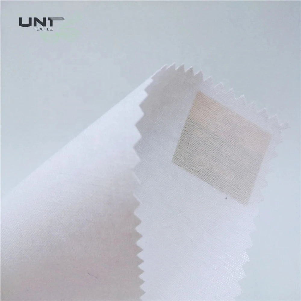 HDPE/LDPE Non Woven Hot Melt Fabric Fusible Adhesive Collar  Interlining  Top Fuse Interlining