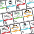 Custom Waterproof Viny Car Service Reminder Sticker Heat Sensitive Adhesive Paper Easy-to-Write Oil Change Label