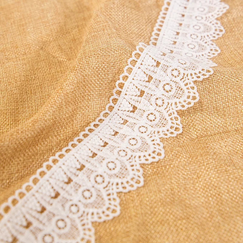Wholesale Hot Sale Embroidery White Hollow Guipure Lace Fabric Chiffon Flower Trim with Sequins for Clothing