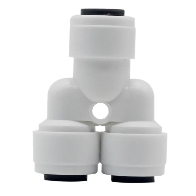 Pneumatic Water Tube Parts Y Shape POM Material Quick Connect Water Filter Pipe Fittings
