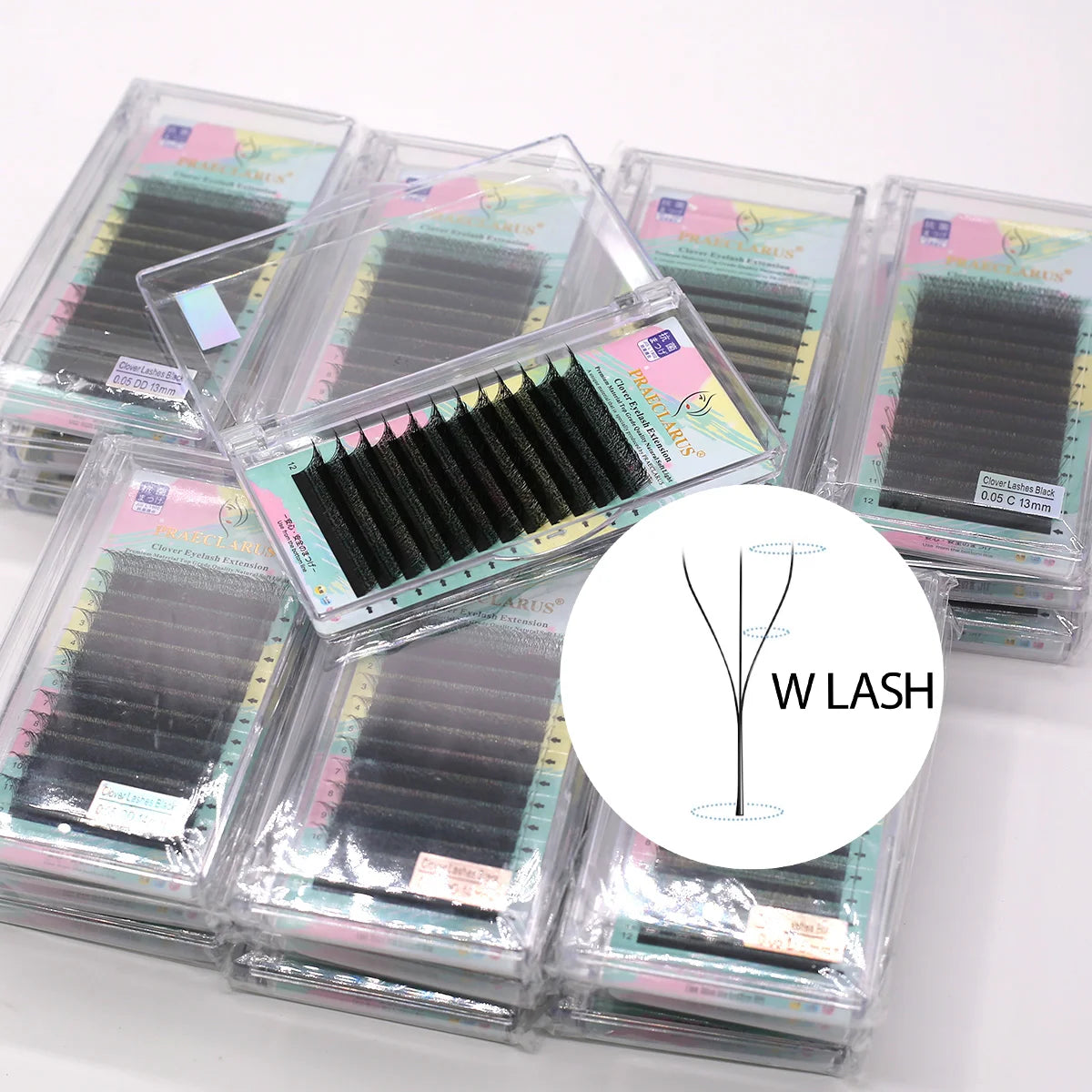 3D W Shaped Lash W 3D Lash Extension 16mm W Lashes 3D