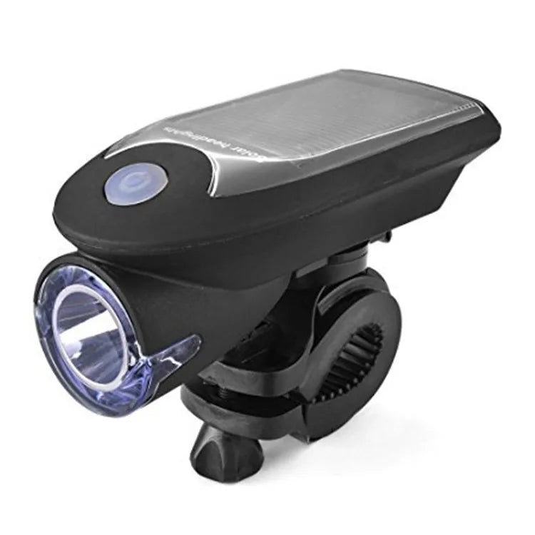 New Design Style Waterproof Solar Usb Rechargeable Bicycle Front Light