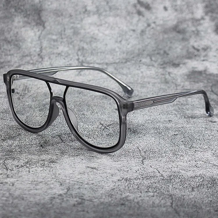 Wholesale Retro Luxury Black square Double Girder Optical Glasses Designer Anti Blue Light Women Eye Wear Frames New Season 2025