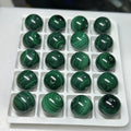 8mm-12mm Round Green Malachite Beads Blue Lapis Lazuli Stones With Hole Natural Malachite Beads