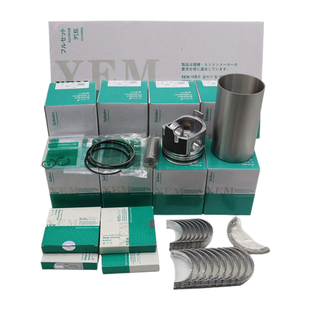 For Excavator Hyundai Lovol 4TNV94 Engine Four Matching Overhaul Package Crankshaft Connecting Rod Size Tile Piston