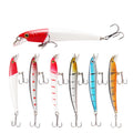 8cm 4.6g Hard Plastic Saltwater Fishing Bait Floating Minnow Lure with Hooks Minnow Artificial Hard Plastic Lure Crankbait