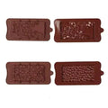 Multiple Designs  Food Grade Non-Stick Silicone Protein and Energy Bar Molds Break-Apart Chocolate Molds Molde De Chocolate