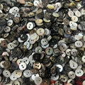 Custom Made Natural Mother of Pearl Shell Buttons Size 12 L Wide Range Sizes for Garments Resale Fine Brooches