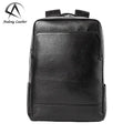 Andong Leather Men Business 15.6 Inch Laptop Backpack with Breathable Back Genuine Cow Leather Casual Fashion Bags for Men 6616A