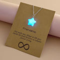 2023 Star Charm Pendant Necklace Women Luminous  Glow Necklace Jewelry