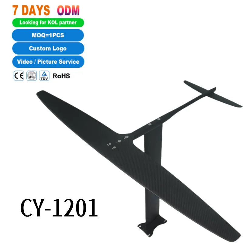 GY-1201  New Design Factory Outlet Aluminum-carbon Material Water Ski Hydrofoil Inflatable Kite Surf sup Board Foil