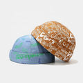 MIO Custom Graffiti Letter Printing Brimless Cap Baseball Hat Adjustable Docker Hat Custom Brimless Hat OEM