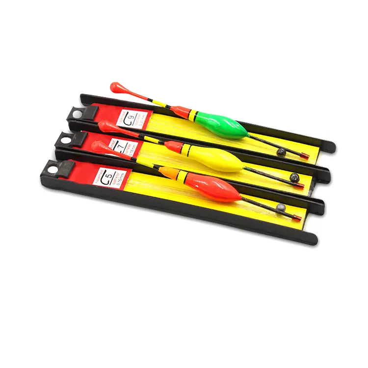 Fishing Floats Set Buoy Bobber Fishing Light Stick Colorful Plastic Color Package Material Origin Foam Type Size Product