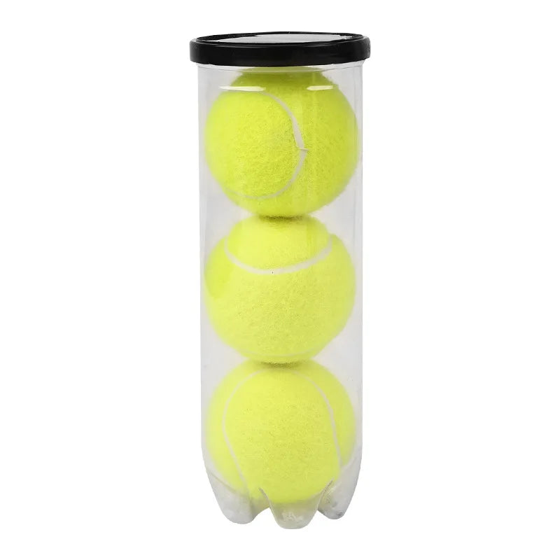 High Elastic Durable Natural Rubber Board Wool Tennis Ball Eco-friendly 65mm Diameter 135cm Bounce 56g Weight Cylinder