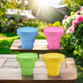 High Temperature Resistant Food Grade Outdoor Portable Folding Water Cup New Large Capacity Silicone Folding Bottle