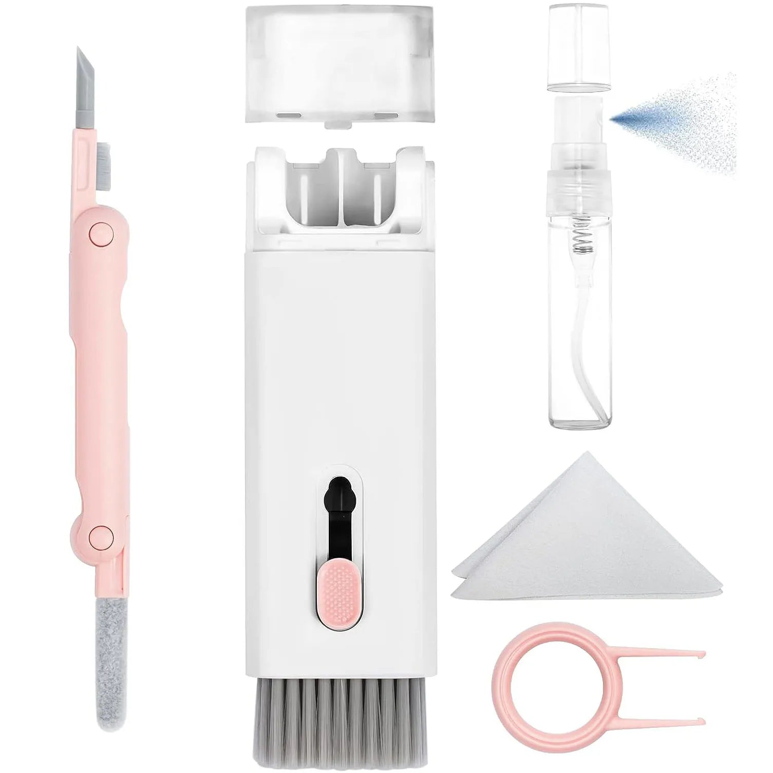 New Best Price 8 in 1 Portable Cleaning Brush Tool Electronics Multifunctional Earbud Keyboard Laptop Cleaning Pen Cleaner Kit
