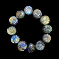 Wholesale Natural Good Blue Flash Labradorite Zodiac Birthstone Pendant for DIY Crystal Crafts