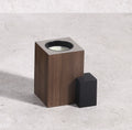 New Walnut Wood Candle Holders Aromatherapy Reusable Essential Creative Scented Candle Holder for Home Decorations