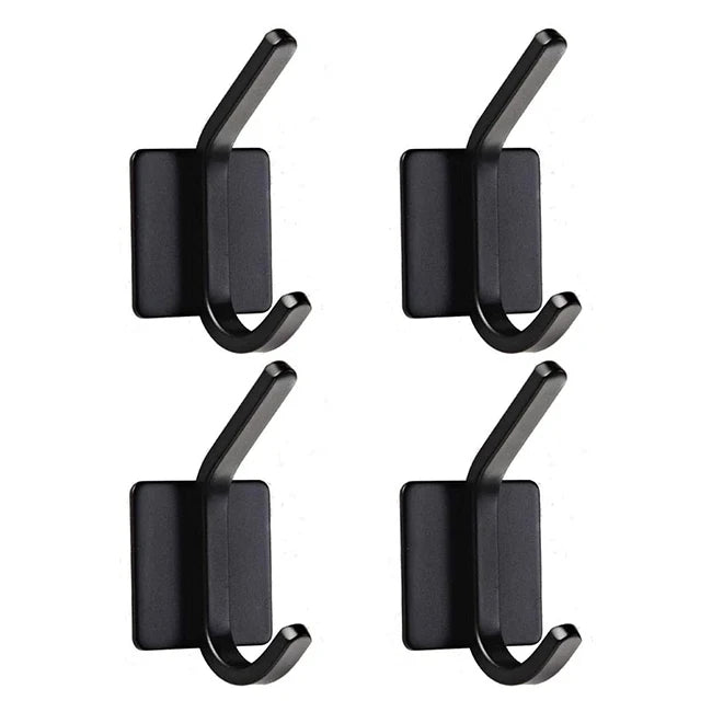 Self-Adhesive Towel Hooks  Heavy Duty Stainless Steel Bathroom Hook for Robe Coat  Hat