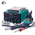 YIHUA 853AAA-I Basic Version 3 in 1 Digital SMD Soldering Desoldering Hot air Gun Preheat BGA Rework Soldering Station