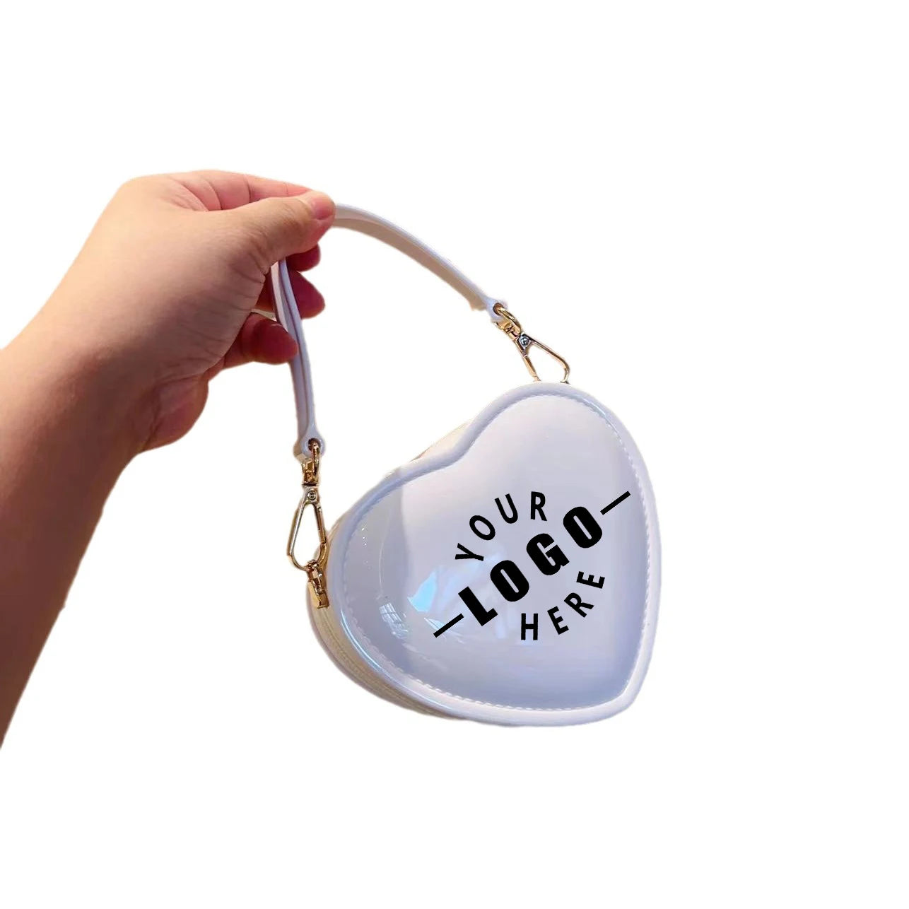 New Fashionable Heart-shaped Jelly Bag Cute Mini Heart Bag for Children