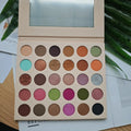 Custom Your Logo 35 Colors Eyeshadow Palette Vegan High Pigmented Eyeshadow Palette P Makeup Neon Color