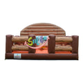 Factory Supplier Inflatable Rodeo Bull Wood Grain Joystick Controlled Mechanical Bull