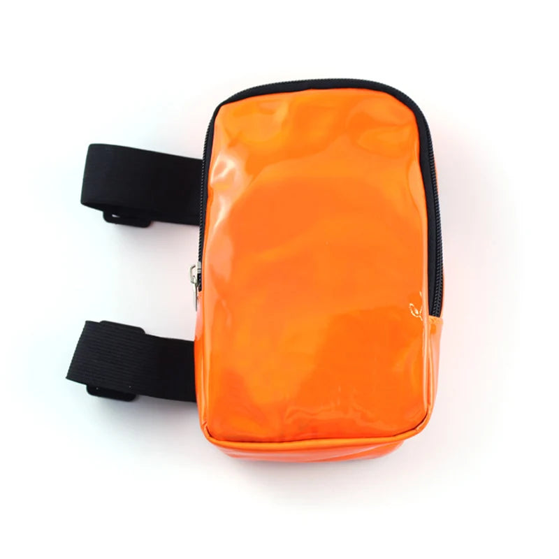 Custom PU Solid Color Carnival Thigh Bag for Women Leg Phone Bag Waist Bag Fanny Packs