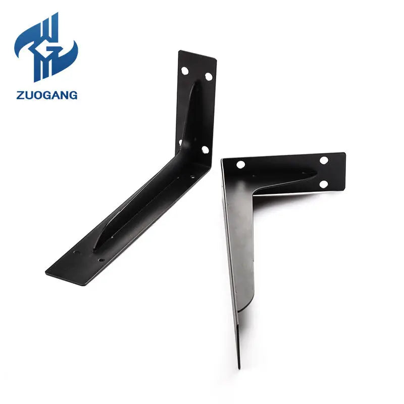 Zuogang Heavy Duty Metal Triangle Corner Brackets for Wall Mounted Industrial Shelving