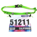 Custom Premium Elastic Reflective Adjustable Race Running Belt Super Soft Buckle Multi-color Options for Marathon Running Events