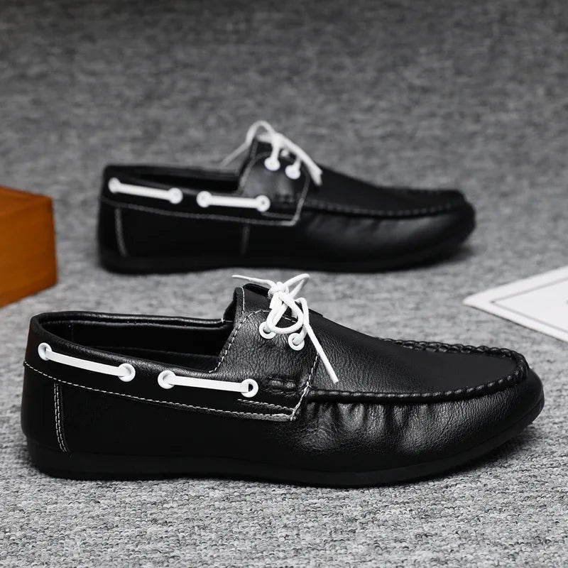 Men Comfortable Walking Style Cool Shoes Stock Pu Leather Best Sale Running Sports Shoes New Good Quality Design Wholesale