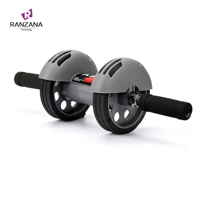 Wholesale Home Use Double-wheel Abdominal Muscle Wheel with EVA and Stainless Steel Portable Multi-functional Fitness Equipment