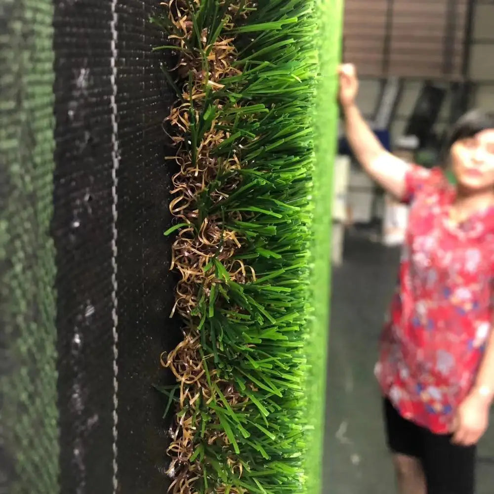 Blade Shape oz American Landscape Outdoor Artificial Grass for Balcony and Patio