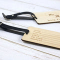 Promotional Custom Pattern Wood Travel Souvenir Luggage Tag