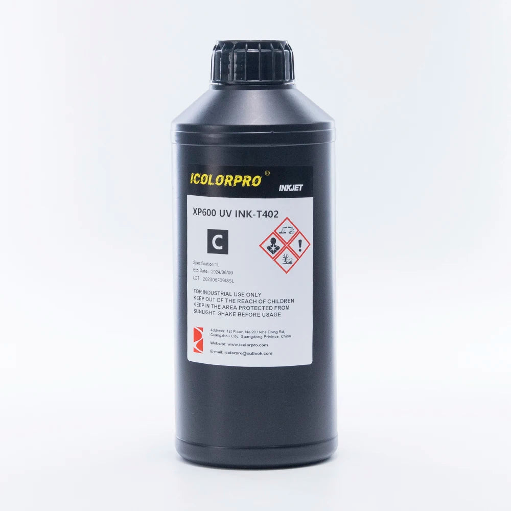 High Quality Low Smell Non-toxic IColorPro LED UV Ink  for Epson I3200 XP600 TX800 DX5 Print Head Printer