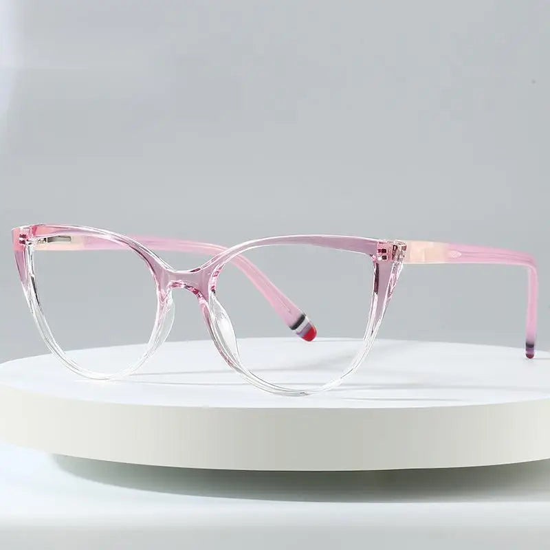 2024 New TR90 Frame Acetate Material Eyeglasses Fashion Cat Eye High Quality Anti Blue Light Optical Frames for Women