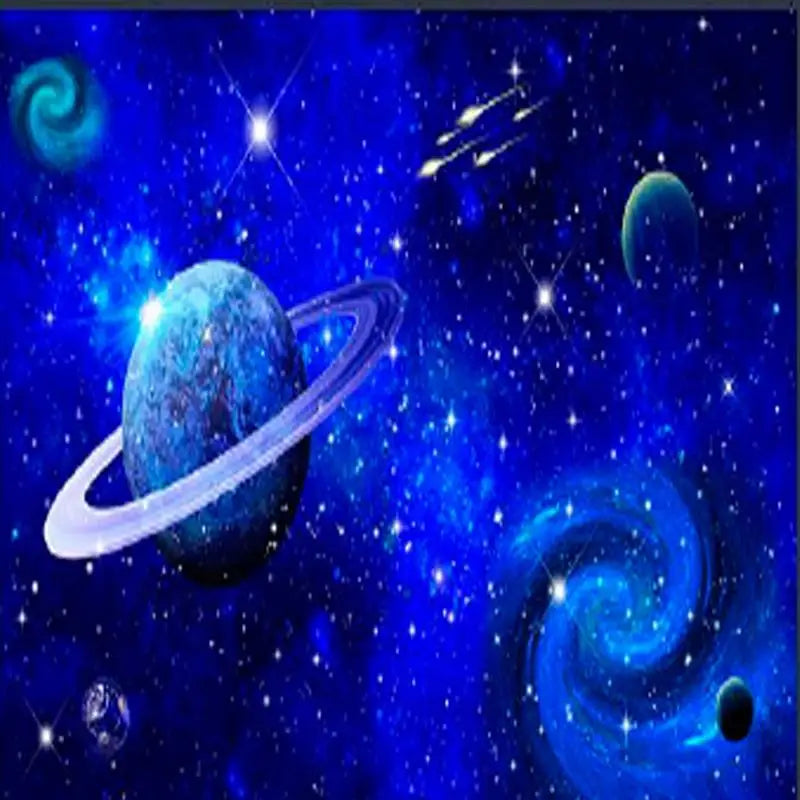 Custom 7 Colors LED Lights Moon Planet Shooting Star Cinema Interior Decoration Fibre Optic Light Star Ceiling Acoustic Panels