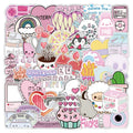 100 Pieces Waterproof Cartoon Decorative Stickers Eco-Friendly Wholesale Set for Laptop Guitar Luggage & Fridge
