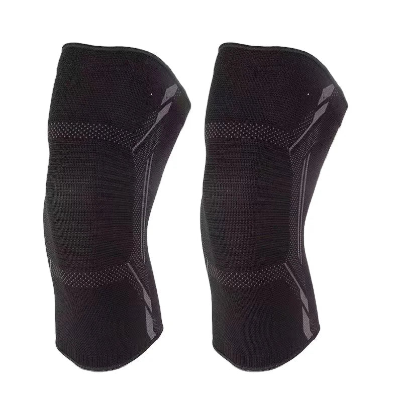Hx008 OLLAS Hot Sale High Elastic Adjustable Gym Compression Support Knee Sleeve