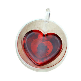 Hot Sell Heart Shape Double Wall Glass Cup High Borosilicate and Heat-insulated Glass Cup