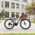 24-Inch Double Disc Brake Foldable Student Bike 26-Inch 21-Speed Cross-Country Mountain Front/Rear Suspension High Speed Steel