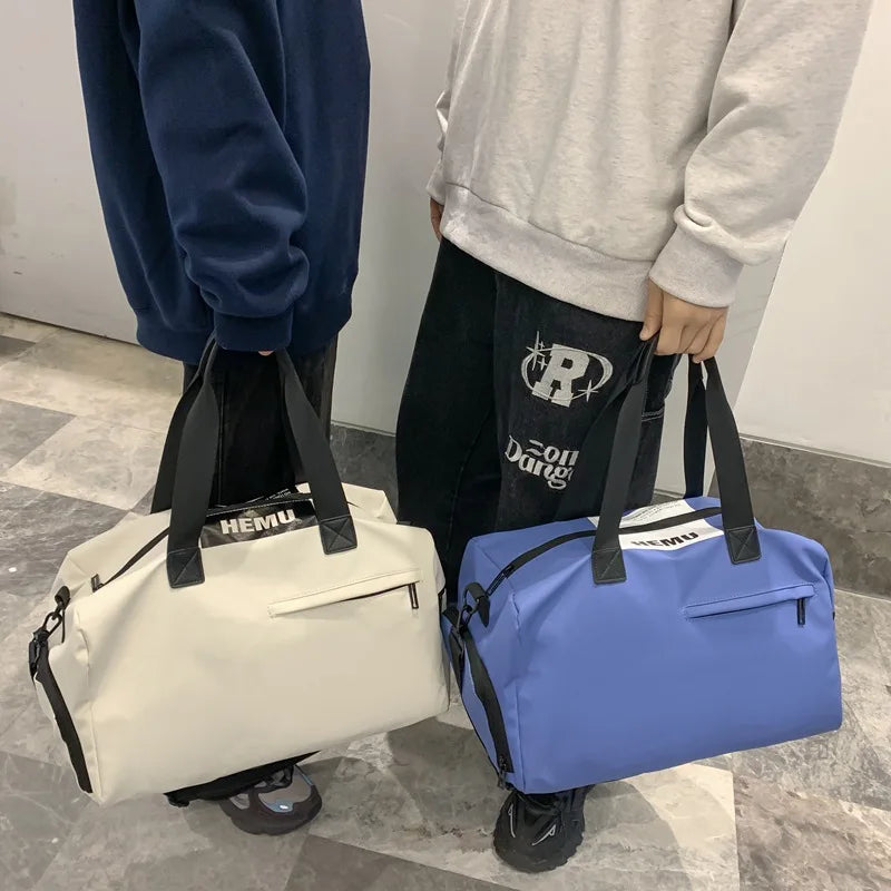 Fashion Portable Students Large Capacity Travel Gym Bag for Women Men