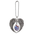 Car Decoration Sublimation Double-sided Metal Angel wings Car Hanging Ornament Pendant