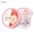 OEM Customize Organic Women Strawberry Peach Body Scrub Deep Cleaning Moisturizing Hydrating Exfoliating Peeling Cream Fresh All