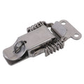 A68 Stainless Steel Spring Claw Latch Toggle Hasp with Key Hole Galvanized Iron Metal Lock Customizable Packing Box Hook Type