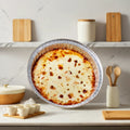 Hot Food Catering Lunch Dinner Serving Box  9 Inch Aluminum Foil Pizza Baking Pan Tray for Hotel Decorative