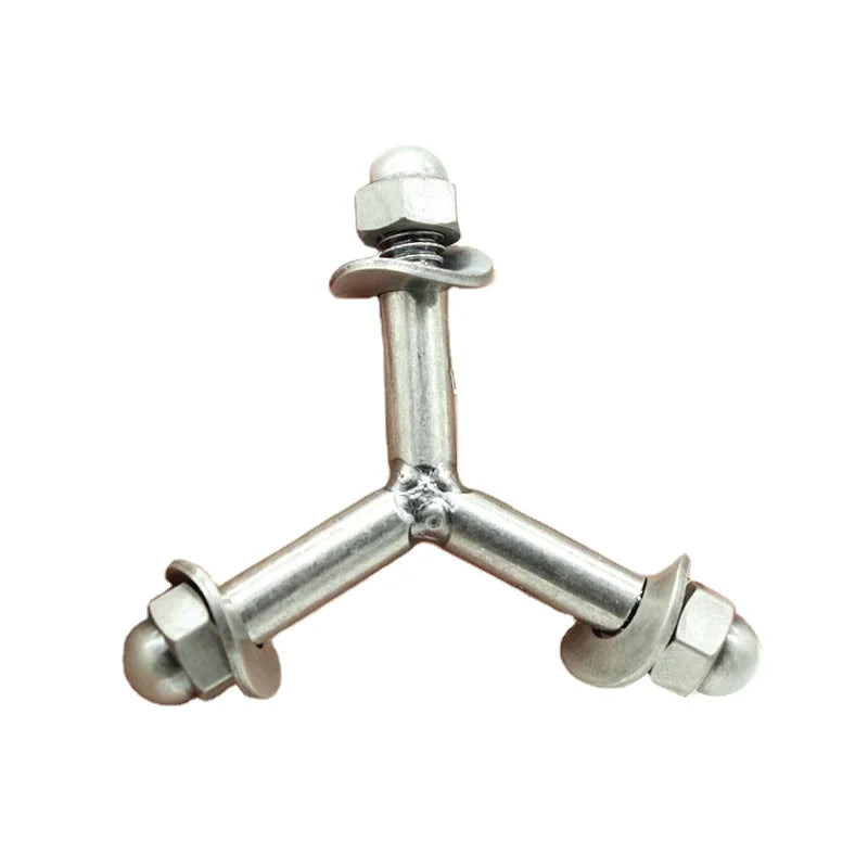 New Arrival Fully Welded Steel Tri - Bolts With Washer for Wooden Tri Leg Stool